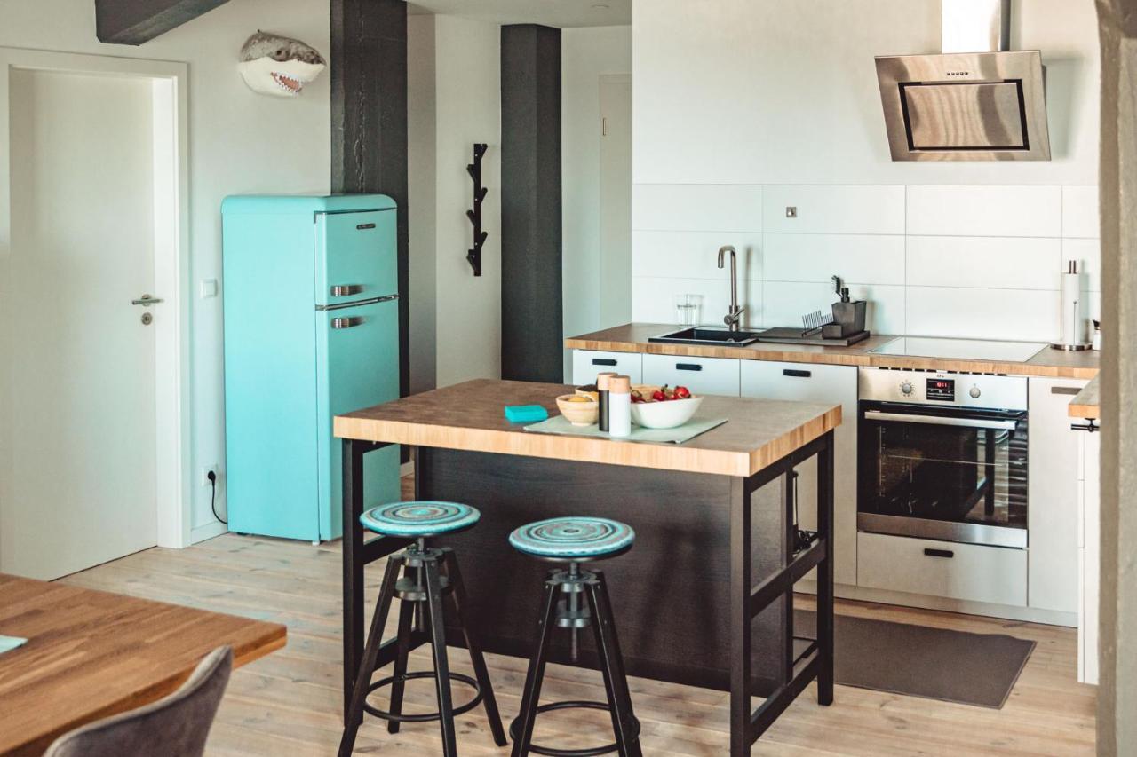 Boddenloft Wohnung 4.1 Barth Esterno foto